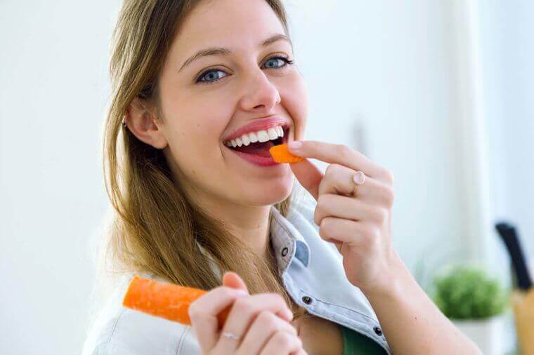 carrots and healthy teeth